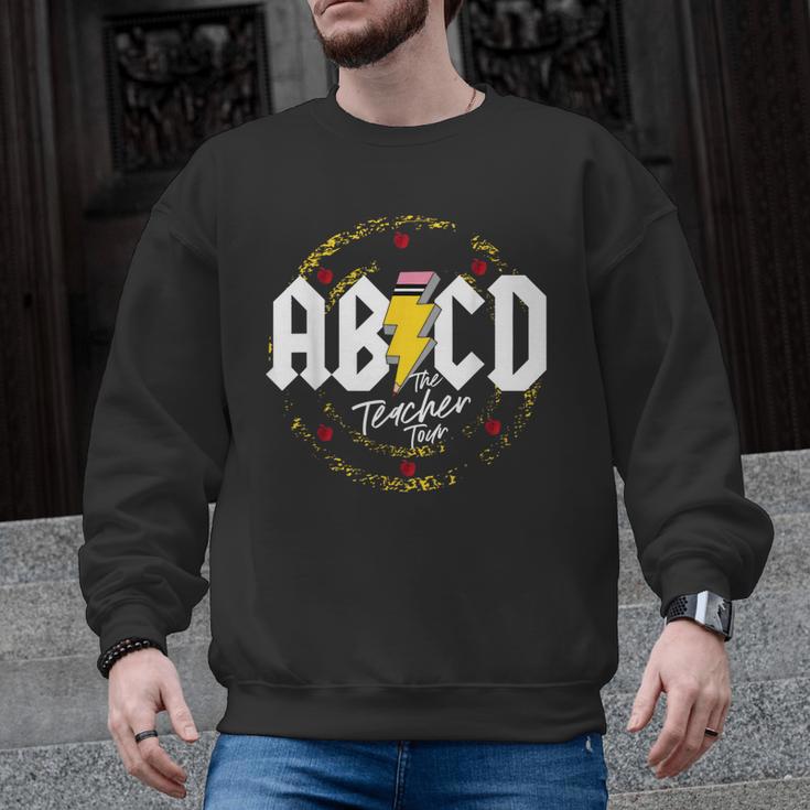 ABCD The Teacher Tour Last Day Of School Rockin' Teacher Men Graphic Sweatshirt