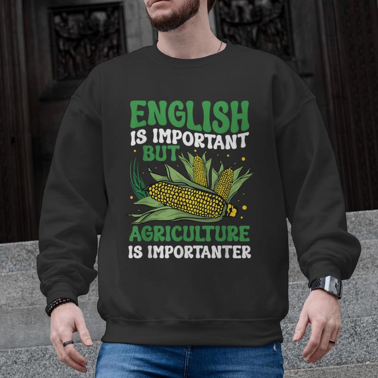 AG Teacher English Is Important But Agriculture Teacher Men Graphic Sweatshirt