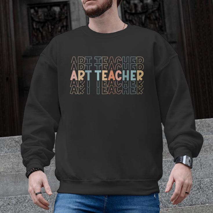 Art Teacher Artist Teacher School Teaching Future Artists Men Graphic Sweatshirt