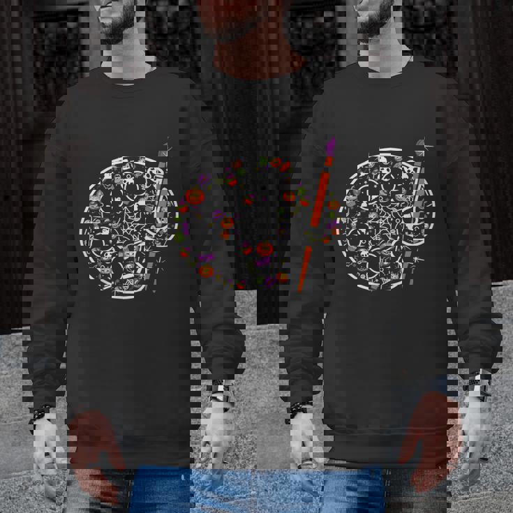 Art Teacher Pumpkin Scary Halloween Costume Men Women Men Graphic Sweatshirt