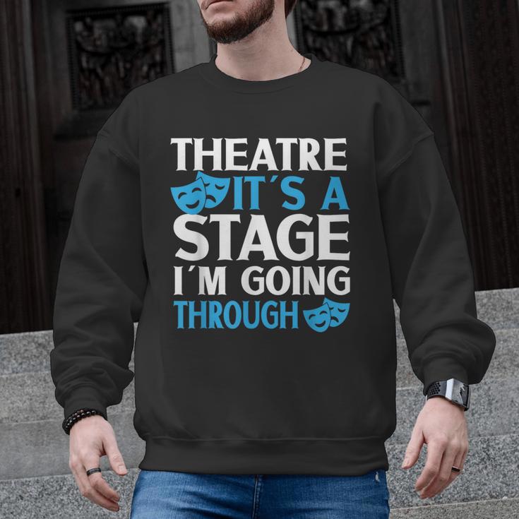 Theater Teacher Drama Teacher Theater Nerd Actor Men Women Kids Men Graphic Sweatshirt