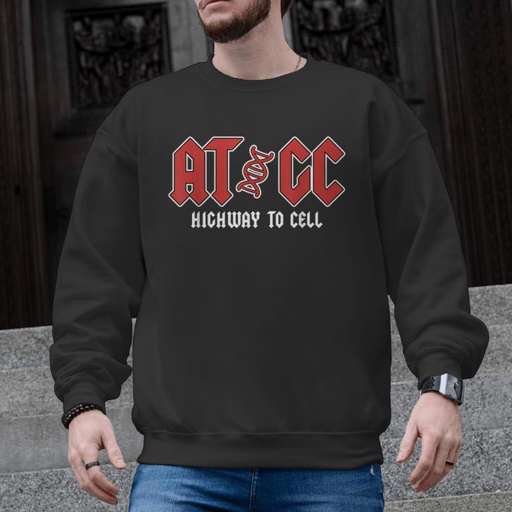 ATGC Teacher Student Biology Men Graphic Sweatshirt