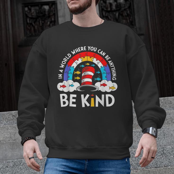Autism Awareness For Teacher Why Fit In Doctor Cat Hat Cool Men Graphic Sweatshirt