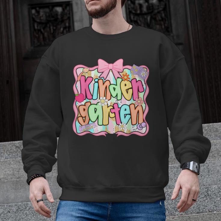 Back To School Kindergarten Preppy Teacher Girl Men Graphic Sweatshirt