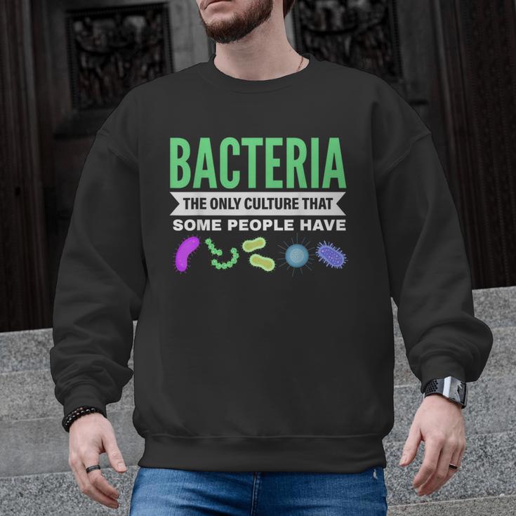 Bacteria Culture Biology Science Teacher Biologist Men Graphic Sweatshirt