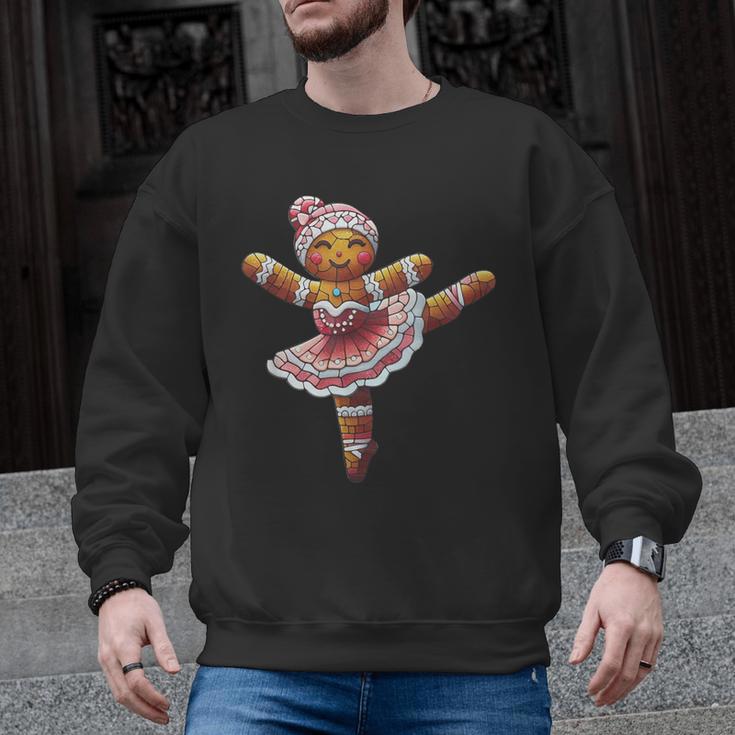 Ballet Dancer Gingerbread Christmas Dance Teacher Girl Women Men Graphic Sweatshirt