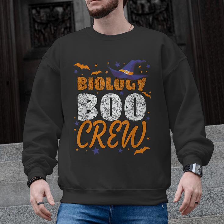 Biology Boo Crew Halloween Biology Teacher Matching For Men Women Kids Men Graphic Sweatshirt