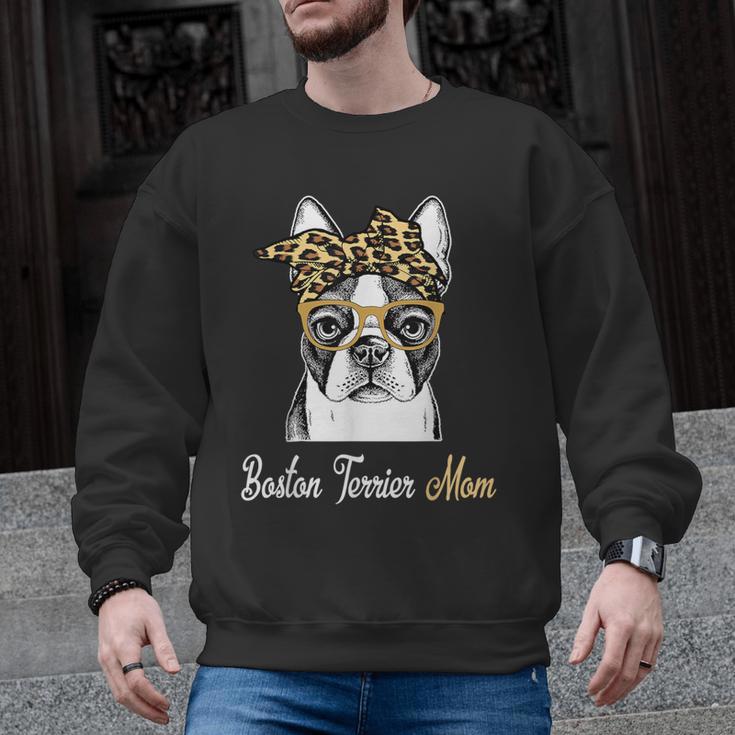Birthday And Mother's Day -Boston Terrier Mom Men Graphic Sweatshirt