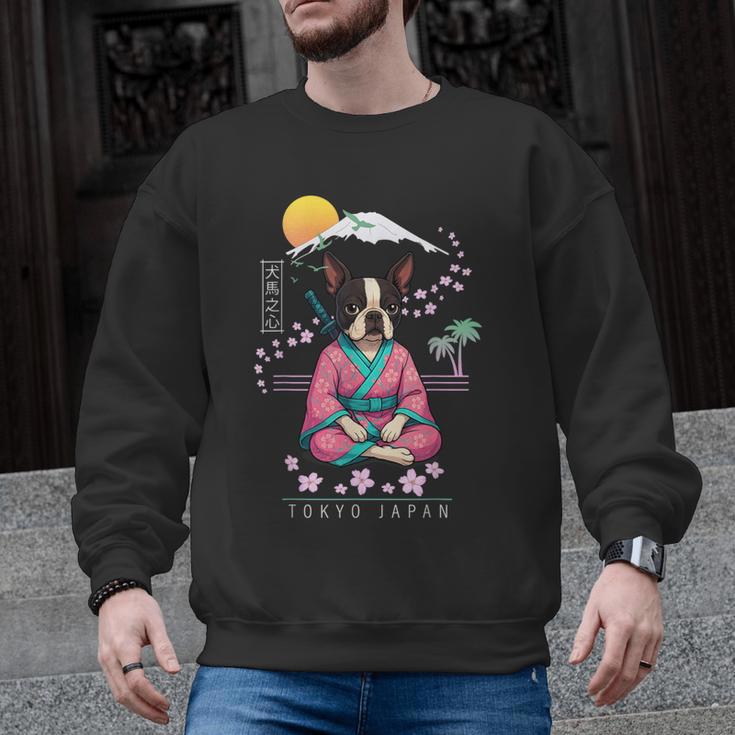 Boston Terrier Boston Bull Terrier Men Graphic Sweatshirt