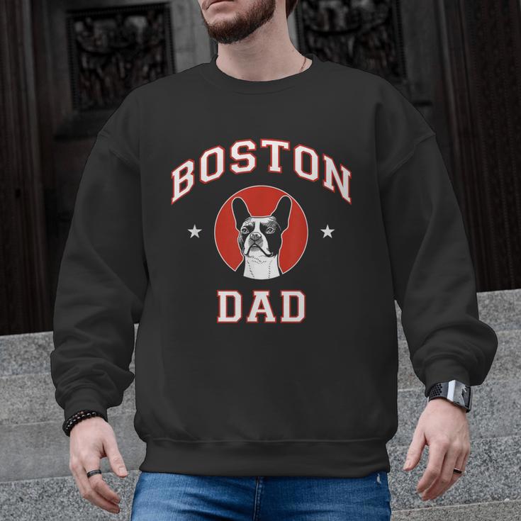 Boston Terrier Dad Dog Father For Men Women Kids Men Graphic Sweatshirt