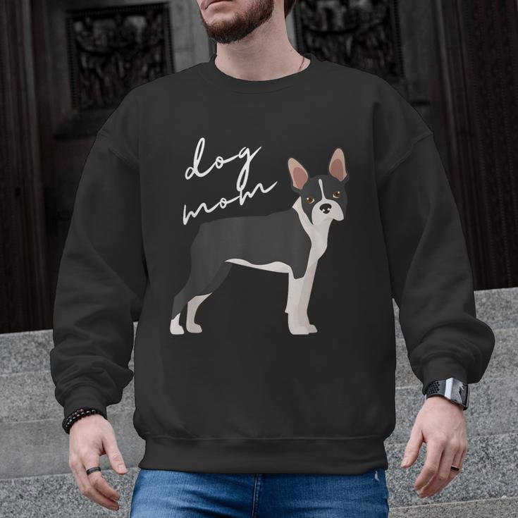 Boston Terrier Dog Mom Woman Women Men Graphic Sweatshirt
