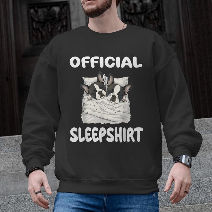 Boston Terrier Dog Official Sleepshirt Pajamas Nightgown For Men Women Girls Kids Men Graphic Sweatshirt