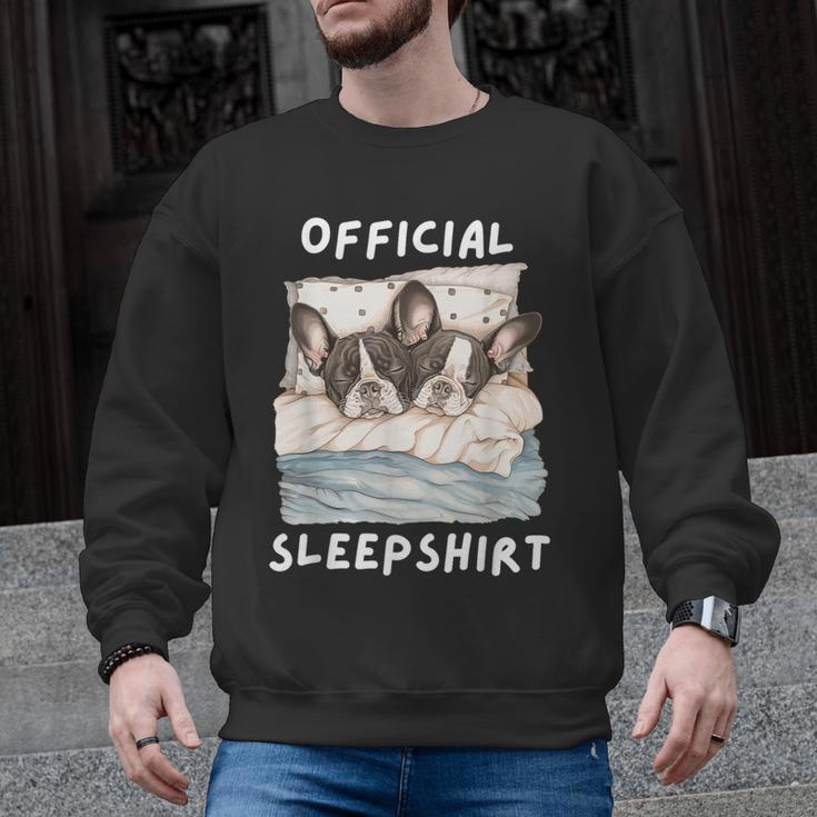 Boston Terrier Dog Official Sleepshirt Pajamas Nightgown Men Women Girls Kids Men Graphic Sweatshirt