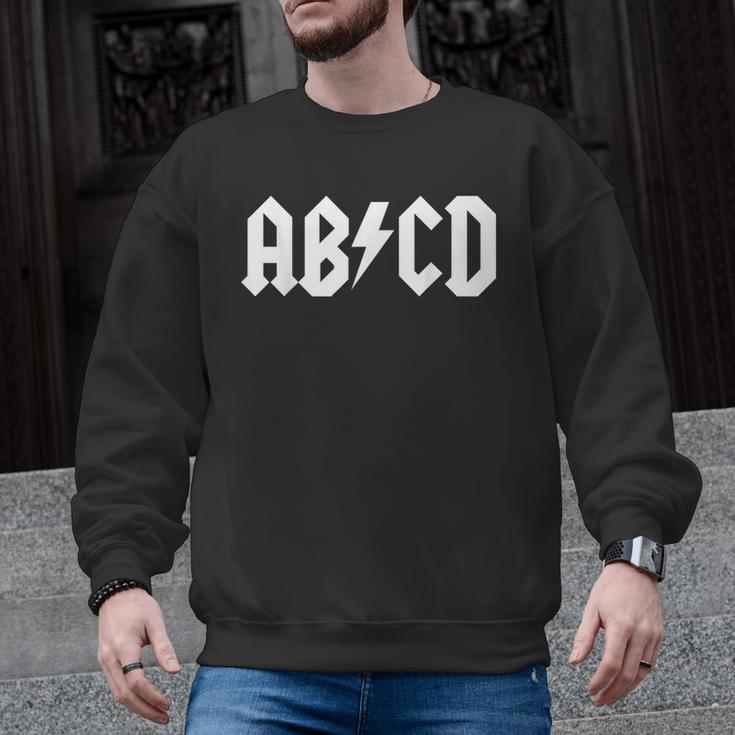 Boys Girls Teachers ABCD Rock Graphic Back To School Men Graphic Sweatshirt