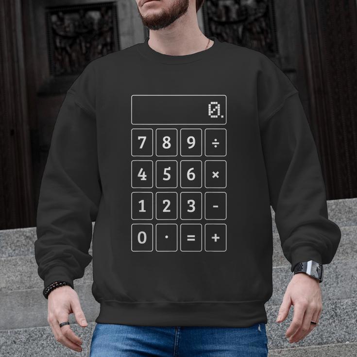Calculator Costume Halloween Math Teacher Nerd For Men Women Men Graphic Sweatshirt