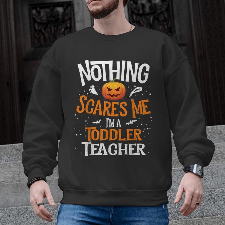 You Cannot Scare Me I'm An Toddler Teacher Halloween Men Women Kids Men Graphic Sweatshirt