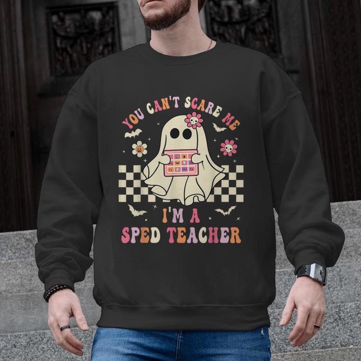 You Can't Scare Me I'm A SPED Teacher Crew Squad Halloween Men Graphic Sweatshirt