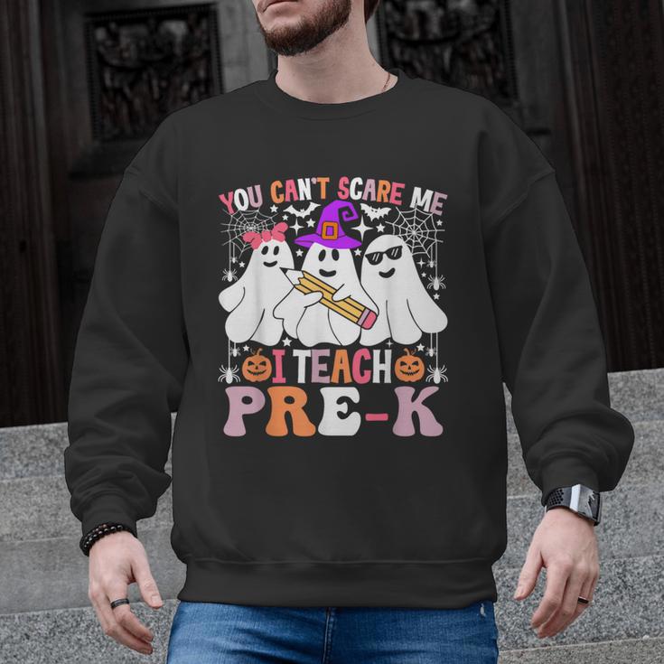 You Can't Scare Me I Teach Pre-k Halloween Teacher Men Graphic Sweatshirt