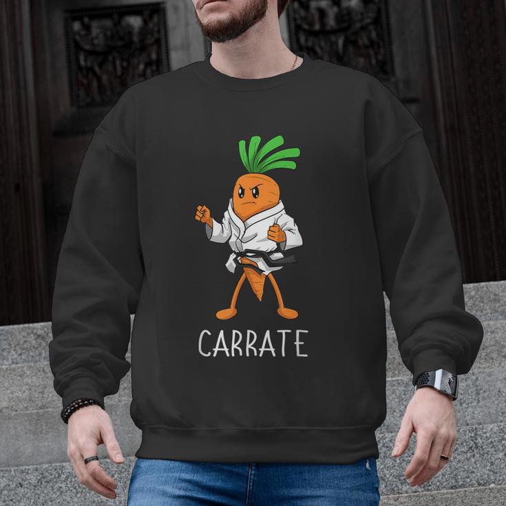 Carrate Karate Carrot Student Teacher Trainee Trainor Men Graphic Sweatshirt