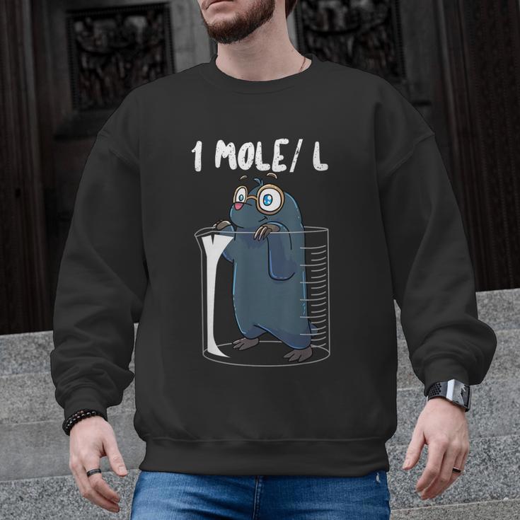 Chemistry Chemist Student Science Teacher Mole Men Graphic Sweatshirt