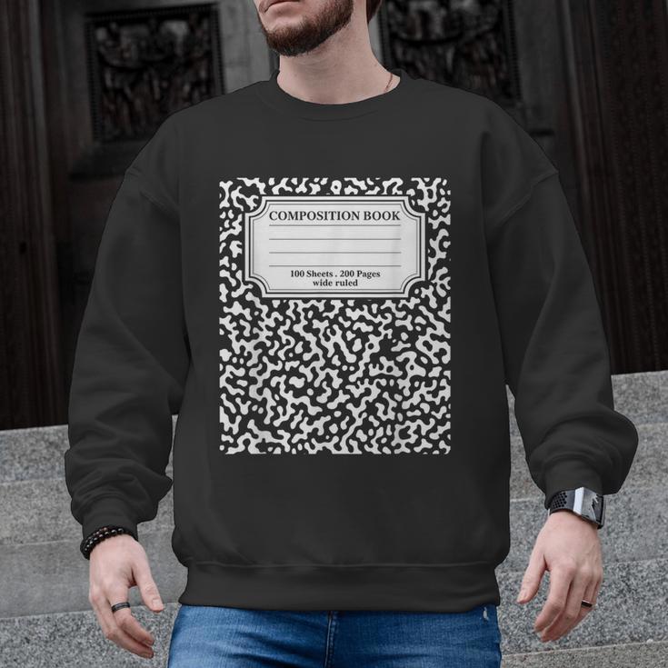 Composition Notebook Matching Group Halloween Teachers Men Graphic Sweatshirt