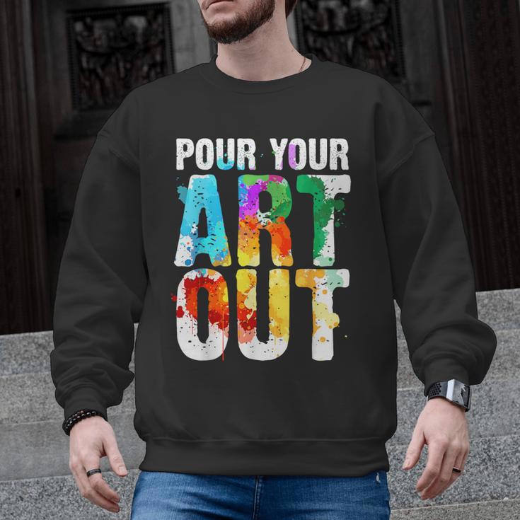 Cool Artist For Men Women Painter Art Teacher Paint Artists Men Graphic Sweatshirt