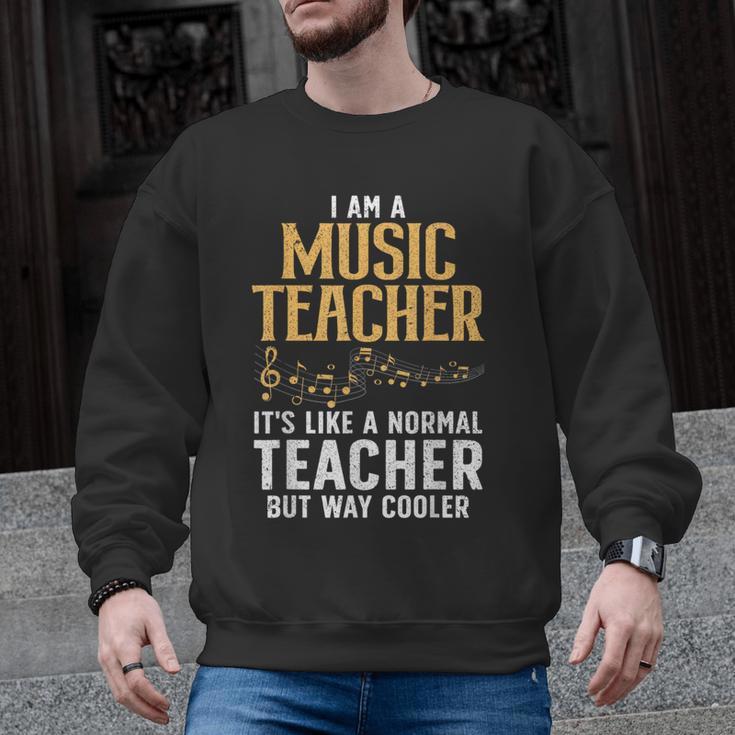 Cool Music Teacher Art For Men Women School Orchestra Coach Men Graphic Sweatshirt