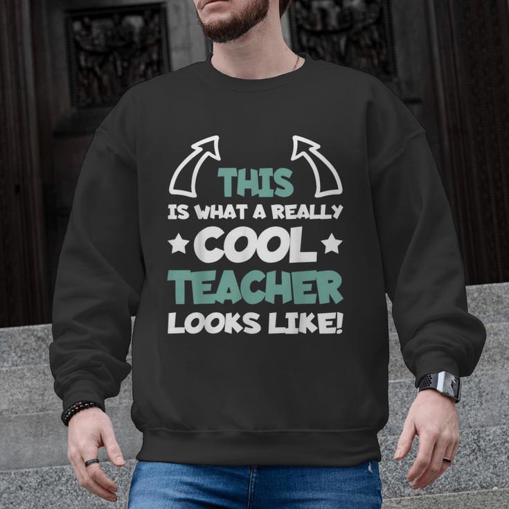 Cool Teacher Saying Teaching Student Men Women Men Graphic Sweatshirt