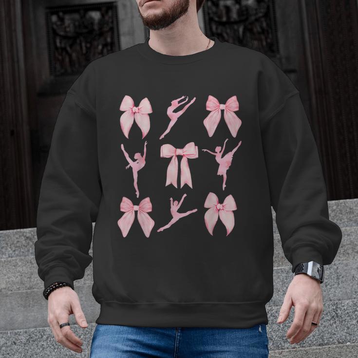 Coquette Bow Ballet Dance Teacher Coquette Women Dancing Men Graphic Sweatshirt