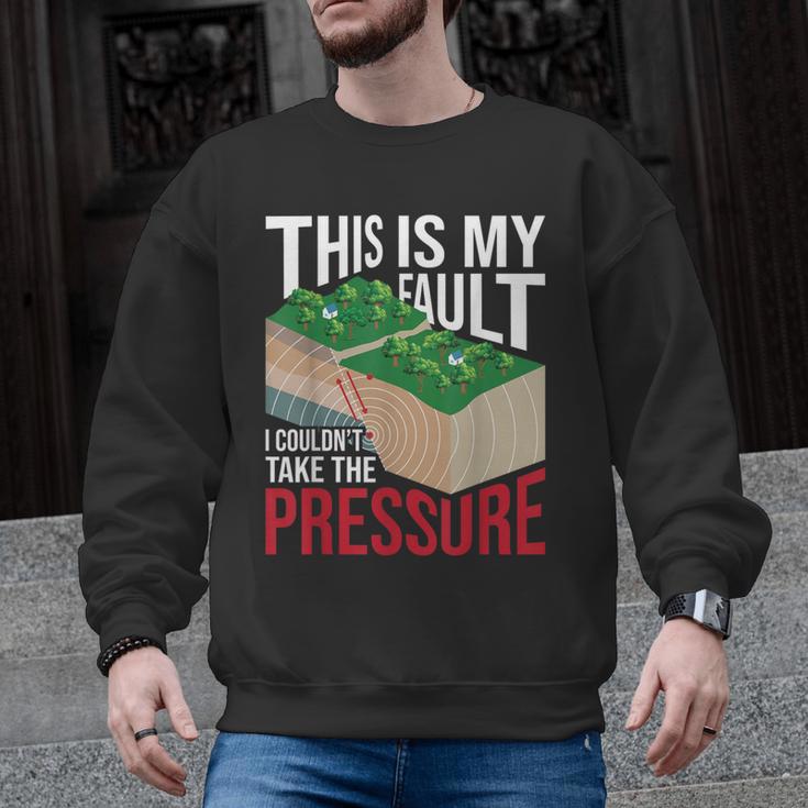 Couldn't Take The Pressure Geology Earth Science Teacher Men Graphic Sweatshirt