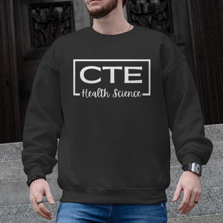 CTE Career And Technical Education -Adults CTE Teacher Health Theme Small Short Sleeve Men Graphic Sweatshirt