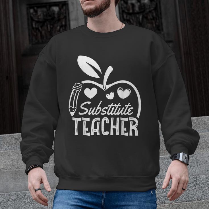 Cute Substitute Teacher Appreciation Men Women Men Graphic Sweatshirt