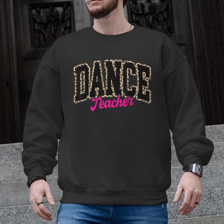 Dance Teacher Leopard Dancing Life Girls Women Dancer Men Graphic Sweatshirt