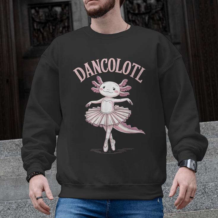 Dancolotl Ballerina Axolotl Ballet Dance Teacher Men Graphic Sweatshirt