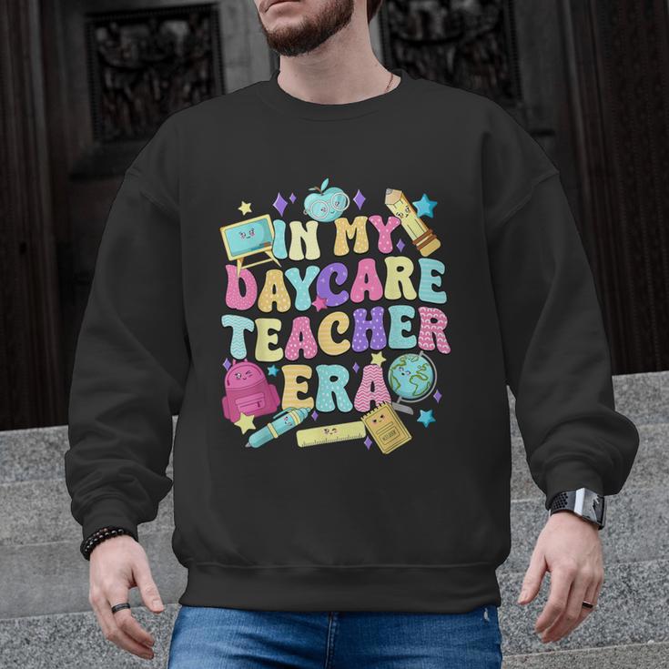 In My Daycare Teacher Era Daycare Provider Kids Men Graphic Sweatshirt