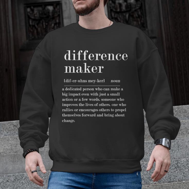 Difference Maker Definition Best Friend Teacher Life Men Graphic Sweatshirt