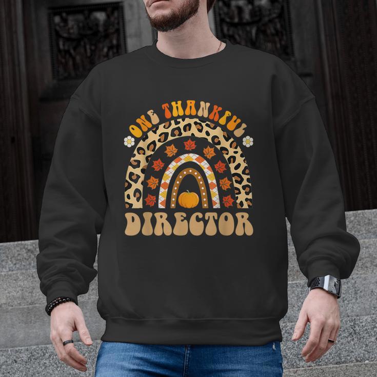 Director One Thankful Fall Teacher Women Life Men Graphic Sweatshirt