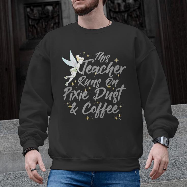 Disney Peter Pan Tinkerbell Teacher Pixie Dust And Coffee Men Graphic Sweatshirt