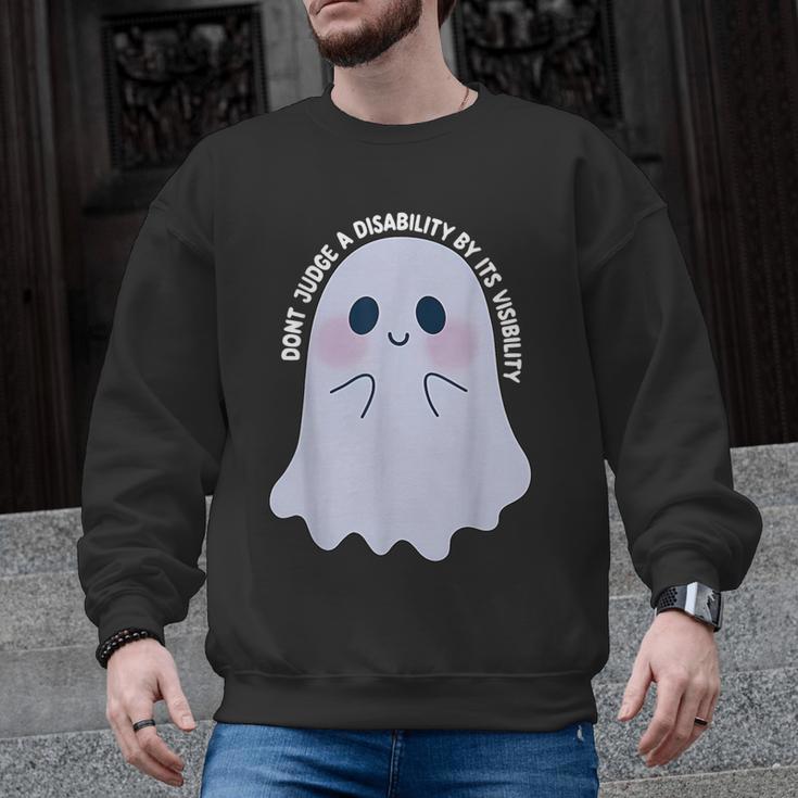 Dont Judge a Disability By Its Visibility Teacher Men Graphic Sweatshirt