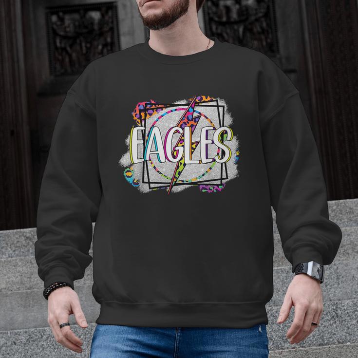 Eagles Teacher School Sports Fan Team Spirit Men Graphic Sweatshirt