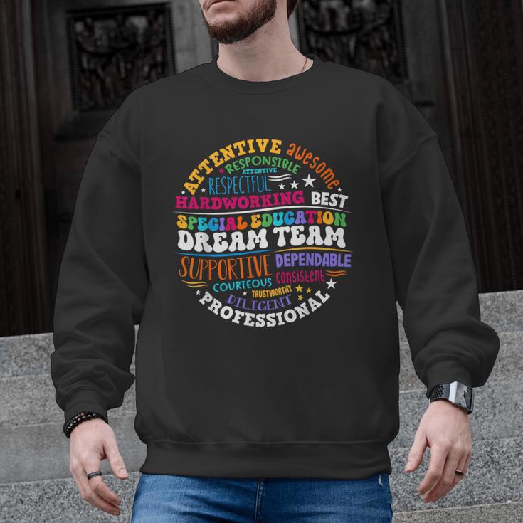 Educators Special Ed Teacher Special Education Dream Team Men Graphic Sweatshirt