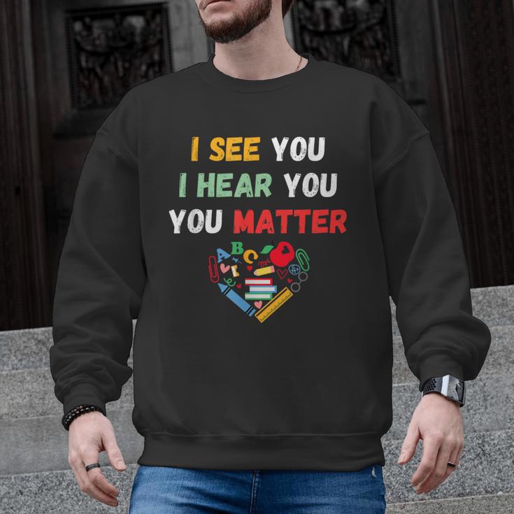 Emotional Intelligence Quote For School Counselor Teacher Men Graphic Sweatshirt