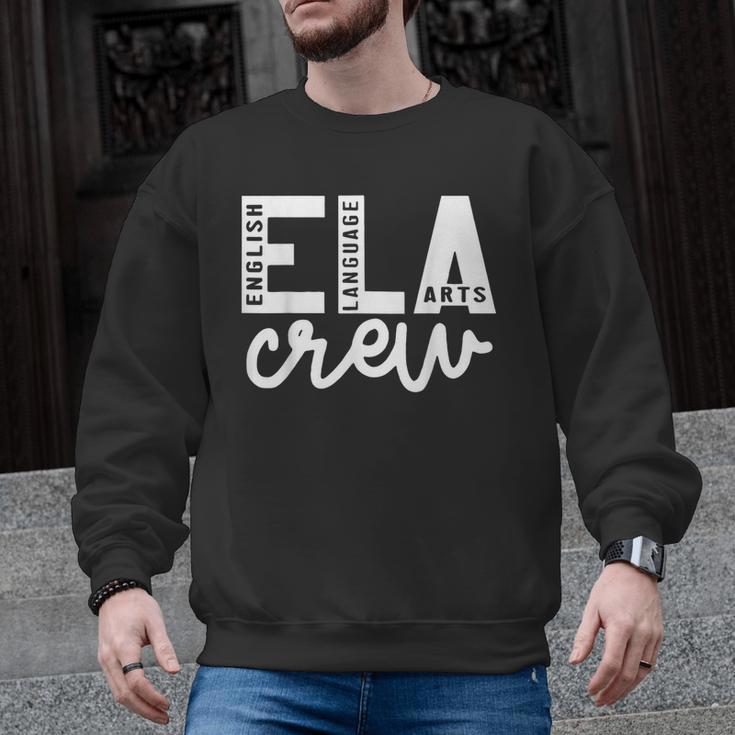 English Language Art Teacher Crew ELA Squad English Teacher Men Graphic Sweatshirt