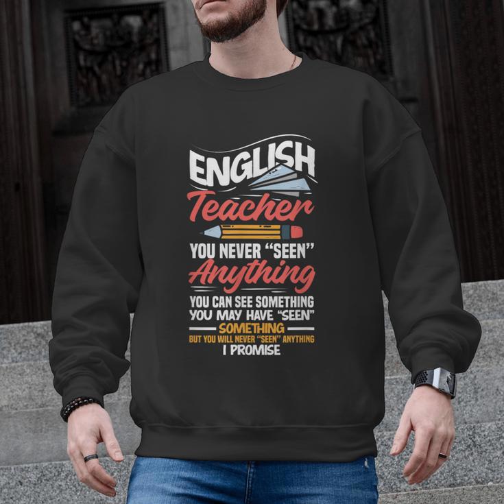 English Teacher Men Graphic Sweatshirt