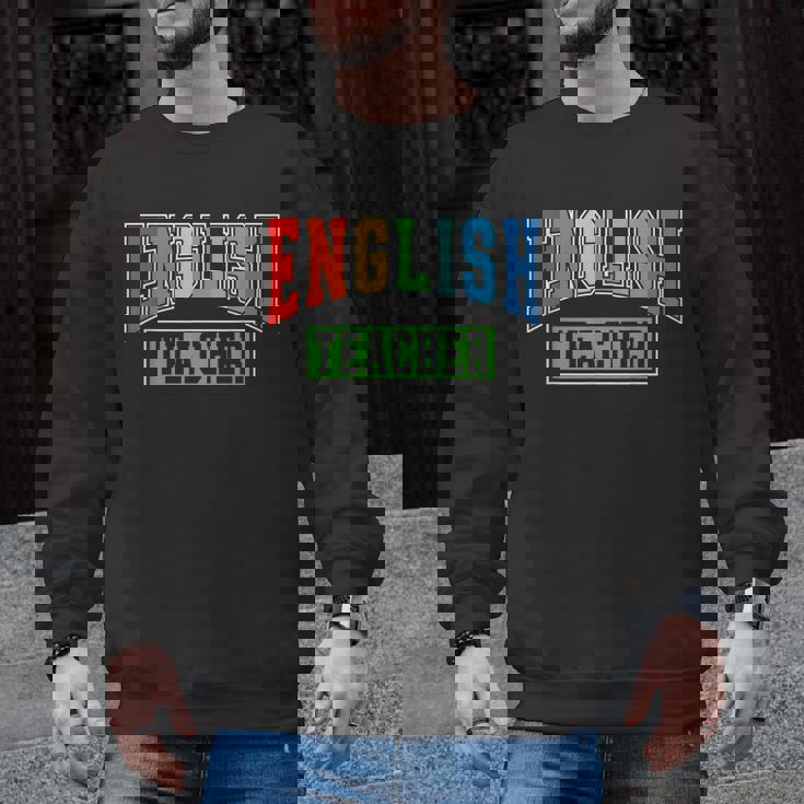 English Teacher Men Women Grammar Class English Teacher Men Graphic Sweatshirt