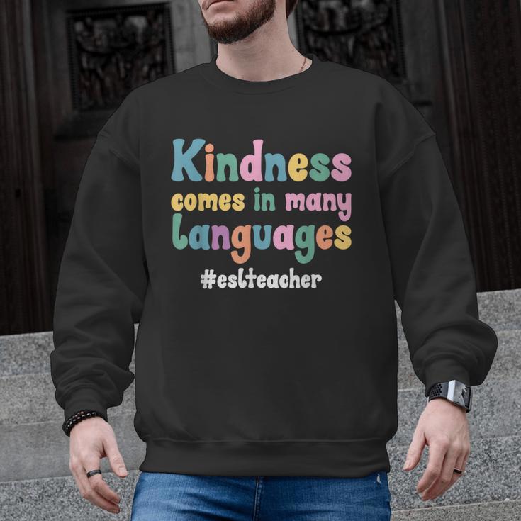 ESL Teacher English As A Second Language Teacher Men Graphic Sweatshirt