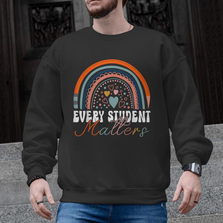 Every Student Matters Paraprofessional Support Teacher Men Graphic Sweatshirt