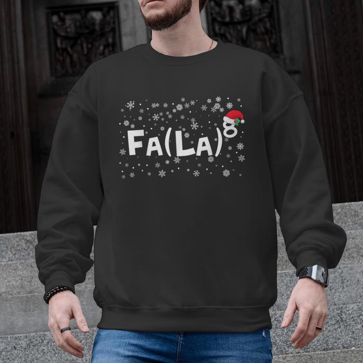 FA LA8 Christmas Santa Fa La Math Teacher Mathematic Men Graphic Sweatshirt