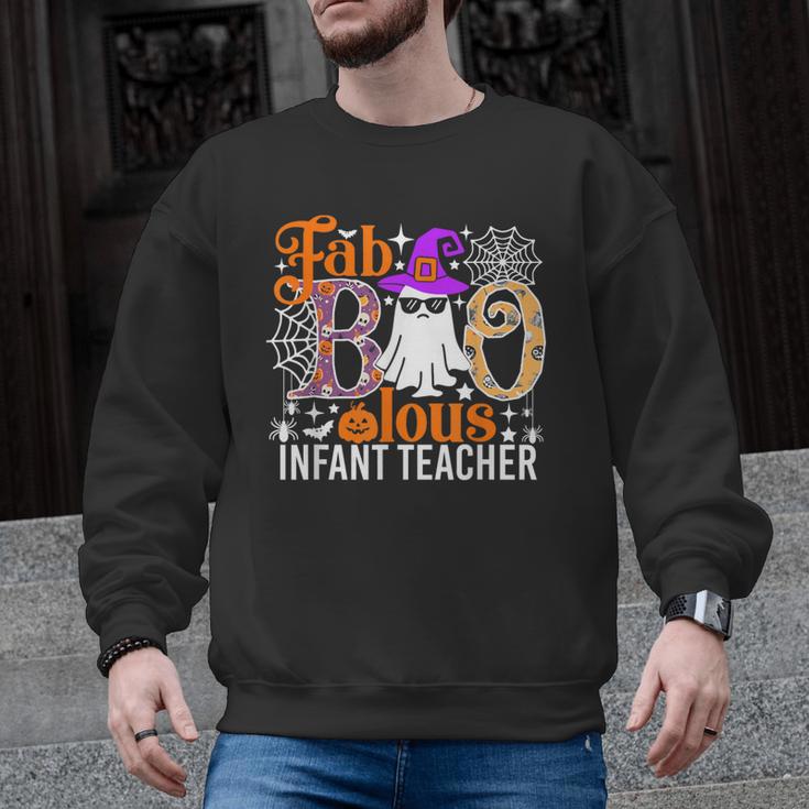 Fab Boo Lous Infant Teacher Halloween Costume Men Graphic Sweatshirt
