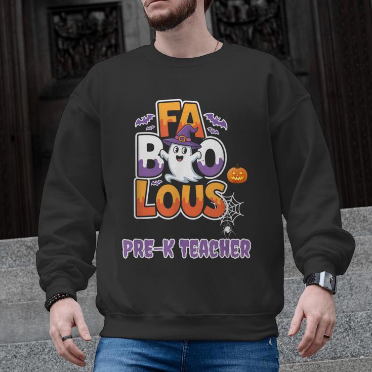 Fabulous Pre-K Teacher Halloween Costume Classroom Outfit Men Graphic Sweatshirt